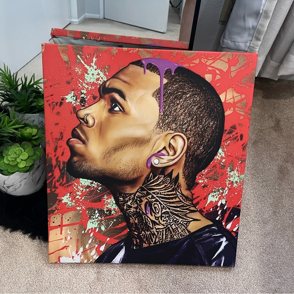 Chris Brown (Breezy) wall art frame picture canva